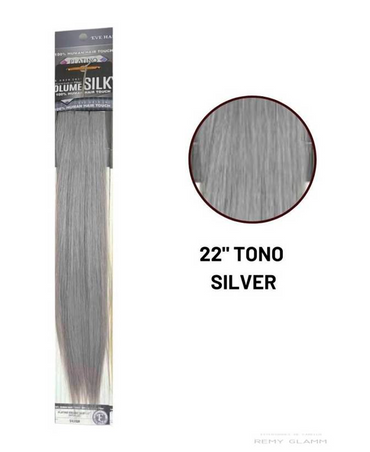 EVE HAIR PLATINO VOLUME SILKY 22" TONO SILVER