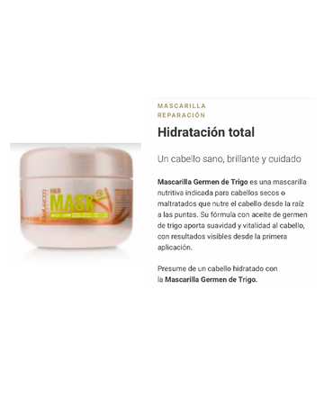 SALERM MASCARILLA GERMEN DE TRIGO 200 ML.