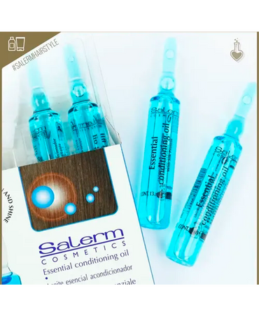 SALERM ESSENTIAL CONDITIONING OIL AMPOLLETA 13 ML. CAJA CON 4