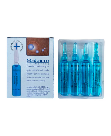SALERM ESSENTIAL CONDITIONING OIL AMPOLLETA 13 ML. CAJA CON 4