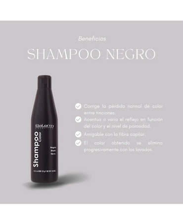 SALERM NEGRO SHAMPOO 250 ML.