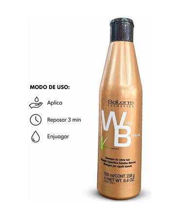 SALERM WB SHAMPOO ESPECIFICO CABELLOS BLANCOS 500 ML.