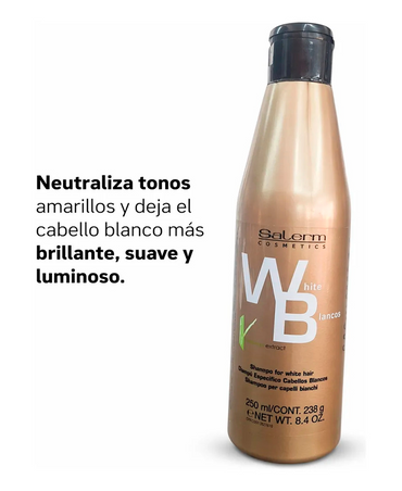 SALERM WB SHAMPOO ESPECIFICO CABELLOS BLANCOS 500 ML.