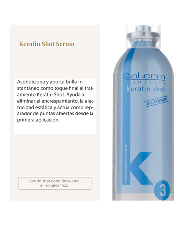 SALERM KERATIN SHOT FINISH PASO 3 100 ML.
