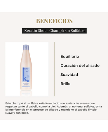 SALERM KERATIN SHOT CREMA ALACIANTE PASO 2 500 ML.