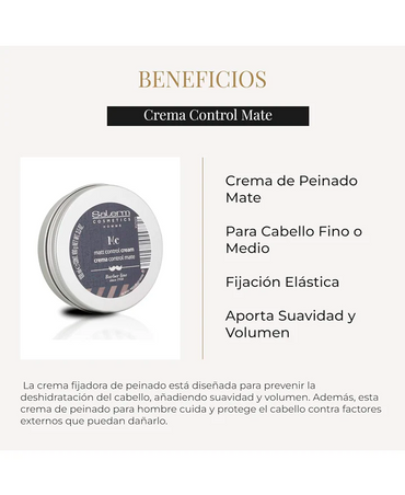 SALERM HOMME CREMA FACIAL CONTROL MATE 50 ML.