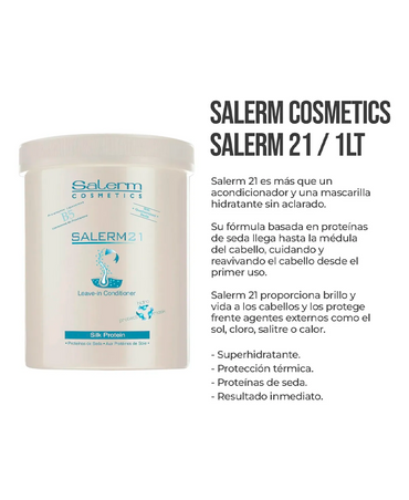 SALERM 21 SILK LEAVE IN CONDITIONER 1000 ML.