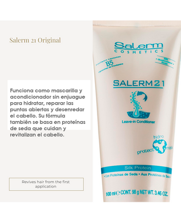 SALERM 21 SILK LEAVE IN CONDITIONER 100 ML.