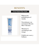 SALERM KERATIN SHOT DEEP IMPACT PLUS MASK 195 GRS.
