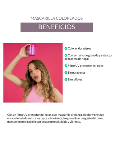 ALEA MASCARILLA CABELLOS COLOREADOS 400 ML.
