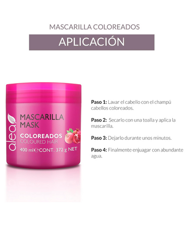 ALEA MASCARILLA CABELLOS COLOREADOS 400 ML.
