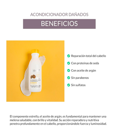 ALEA ACONDICIONADOR CABELLOS DAÑADOS CON ACEITE DE ARGAN 500 ML.
