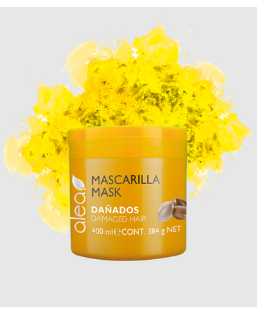 ALEA MASCARILLA CABELLOS DAÑADOS CON ACEITE DE ARGAN SIN PARABENOS 400 ML.