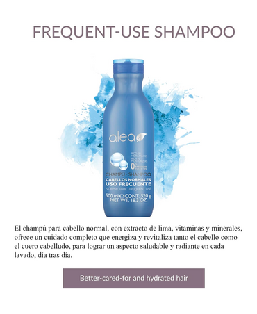 ALEA SHAMPOO CABELLOS LISOS SIN SULFATOS 500 ML.