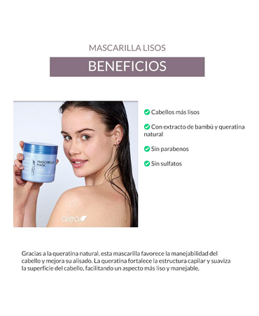 ALEA MASCARILLA CABELLOS LISOS 400 ML.