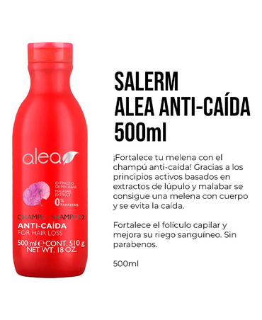 ALEA SHAMPOO TRATAMIENTO ANTICAIDA 500 ML.