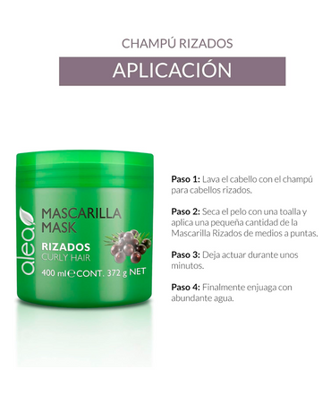 ALEA MASCARILLA CABELLOS RIZADOS 400 ML.