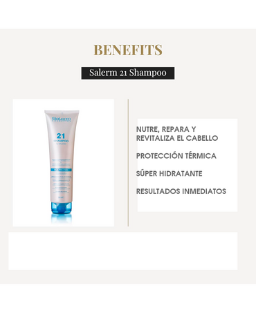 SALERM 21 SILK PROTEIN SHAMPOO 300 ML.