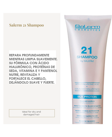 SALERM 21 SILK PROTEIN SHAMPOO 300 ML.