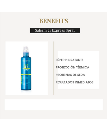 SALERM 21 EXPRESS SPRAY PROTEINAS DE SEDA 150 ML.