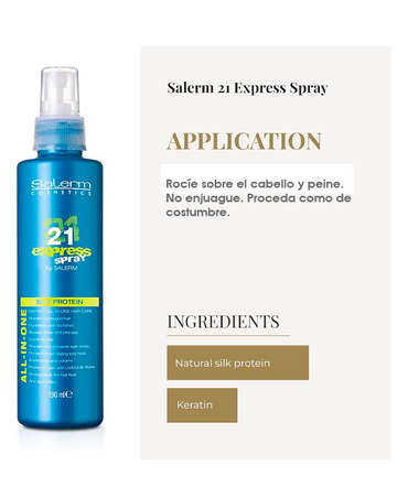 SALERM 21 EXPRESS SPRAY PROTEINAS DE SEDA 150 ML.