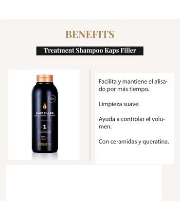 SALERM KAPS FILLER SHAMPOO 500 ML.