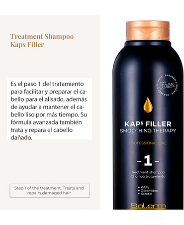 SALERM KAPS FILLER SHAMPOO 500 ML.