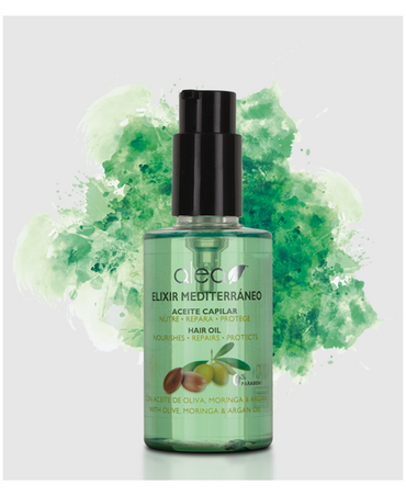ALEA ELIXIR MEDITERRANEO HAIR OIL DE OLIVA/MORINGA/ARGAN 130 ML.
