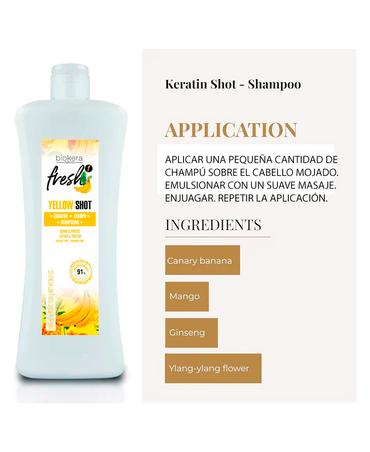 SALERM BIOKERA FRESH SHAMPOO 4000 ML.