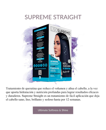 ALEA KIT LISO SUPREMO 4 PRODUCTOS CREMA/ SHAMPOO/ MASCARILLA/ ELIXIR