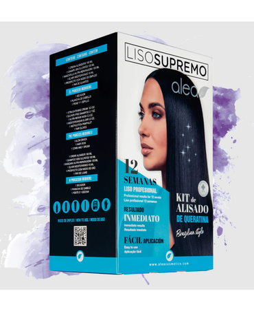ALEA KIT LISO SUPREMO 4 PRODUCTOS CREMA/ SHAMPOO/ MASCARILLA/ ELIXIR
