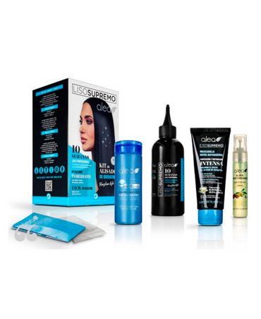 ALEA KIT LISO SUPREMO 4 PRODUCTOS CREMA/ SHAMPOO/ MASCARILLA/ ELIXIR