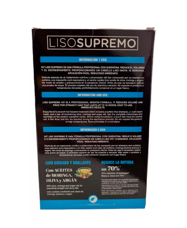 ALEA KIT LISO SUPREMO 4 PRODUCTOS CREMA/ SHAMPOO/ MASCARILLA/ ELIXIR