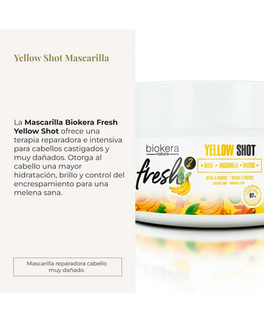 SALERM BIOKERA FRESH 2 YELLOW SHOT MASK 1000 ML. - El Palacio De La Belleza