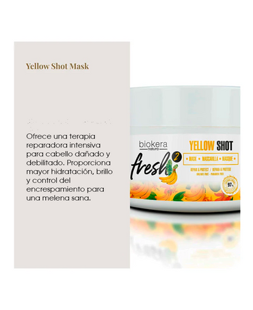 SALERM BIOKERA FRESH 2 YELLOW SHOT MASK 250 ML.