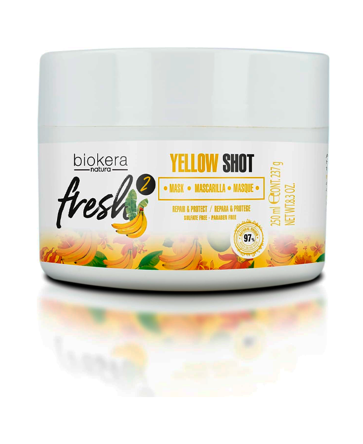 SALERM BIOKERA FRESH 2 YELLOW SHOT MASK 250 ML.