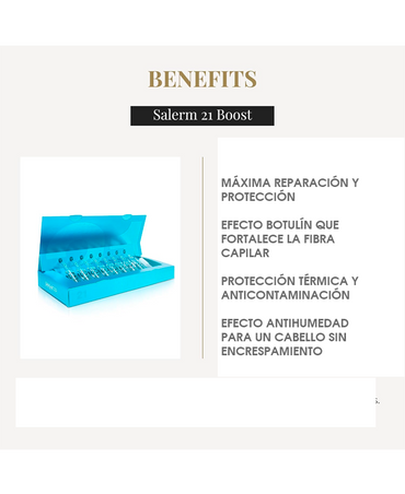 SALERM 21 BOOST CAJA CON 8 AMPOLLETA X13 ML. C/U