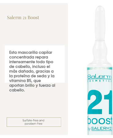 SALERM 21 BOOST CAJA CON 8 AMPOLLETA X13 ML. C/U