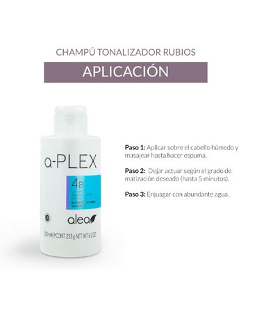 SALERM ALEA A-PLEX 4B SHAMPOO TONALIZADOR DE RUBIOS 250 ML.