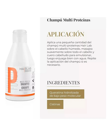 SALERM HAIR LAB MULTI PROTEIN SHAMPOO 1200 ML.