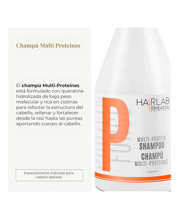 SALERM HAIR LAB MULTI PROTEIN SHAMPOO 600 ML.