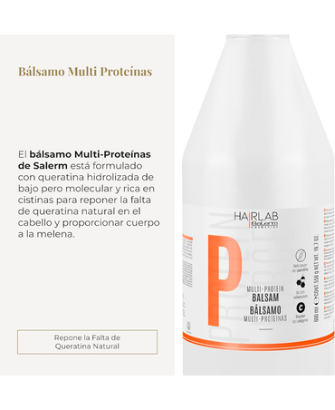 SALERM HAIR LAB BALSAMO MULTI PROTEINAS 600 ML.