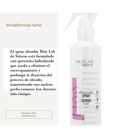 SALERM HAIR LAB STRAIGHTENING SPRAY LISS CONTROL 250 ML.