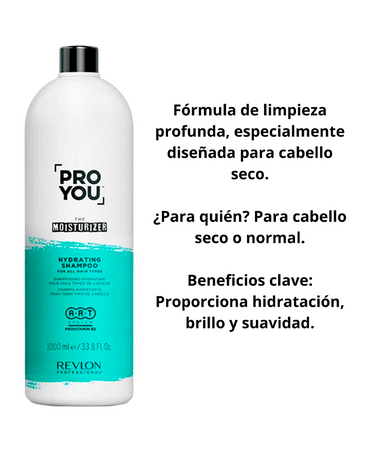 REVLON PROYOU THE MOISTURIZER SHAMPOO 350 ML.