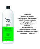 REVLON PROYOU THE TWISTER SHAMPOO 1000 ML.