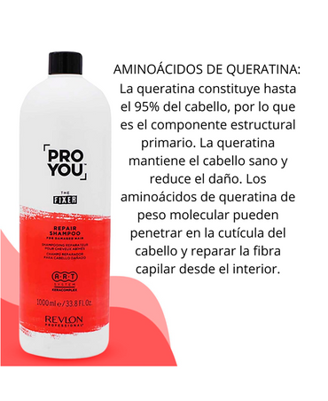 REVLON PROYOU THE FIXER SHAMPOO 350 ML.