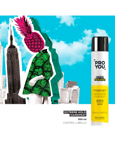 REVLON PRO YOU THE SETTER HAIR SPRAY STRONG 500 ML.