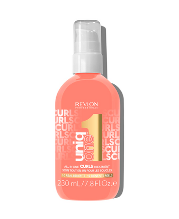 REVLON UNIQ ONE ALL IN ONE CURLS HAIR TREATMENT 230 ML.