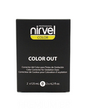 NIRVEL PROFESSIONAL COLOR OUT EXTRACTOR DE TINTE 2 BOTELLAS 125 ML. C/U