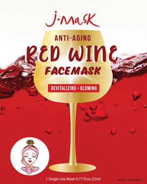 J.LASH RED WINE FACEMASK